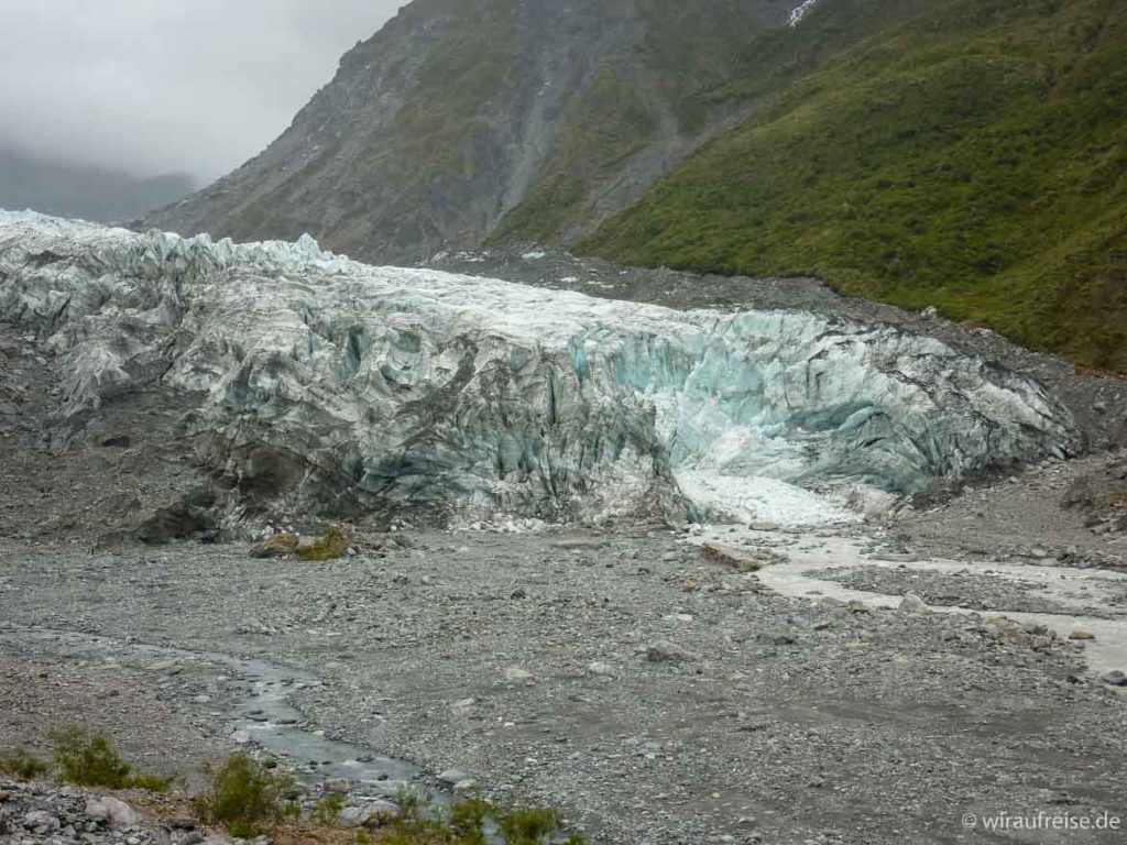 Kalbender Gletscher Franz-Josef-Gletscher Neuseeland