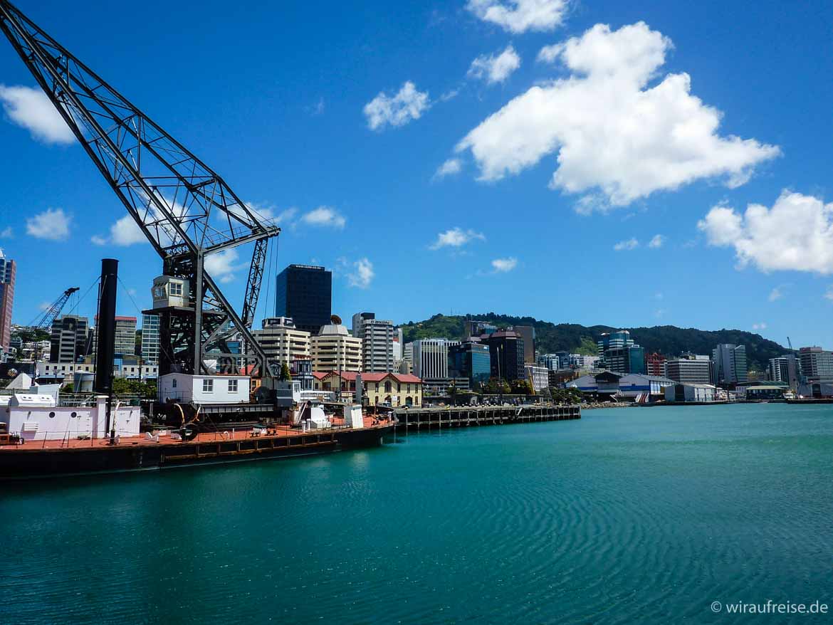 Hafen in Wellington