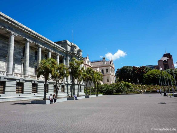 Wellington Parlament. Weitere Informationen unter www.wiraufreise.de