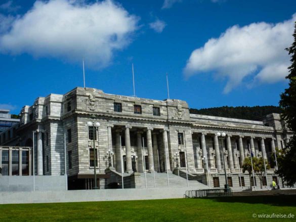 Wellington Parlament. Weitere Informationen unter www.wiraufreise.de