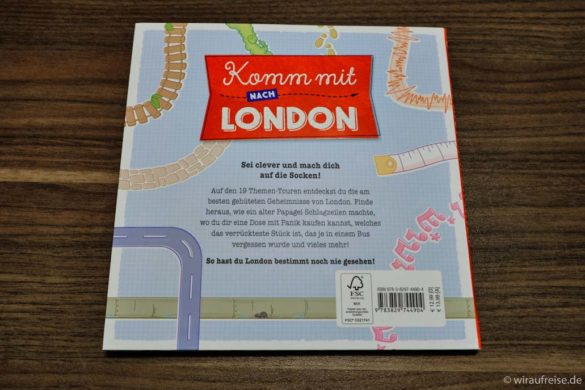 Kinderreiseführer Komm mit nach London - Rückseite