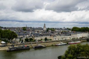 Ausblick vom Schloss Angers auf den Maine.