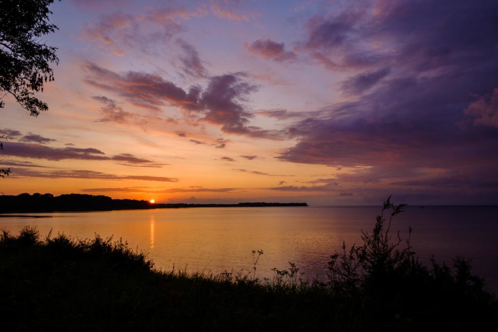 Sonnenuntergang an der Ostsee