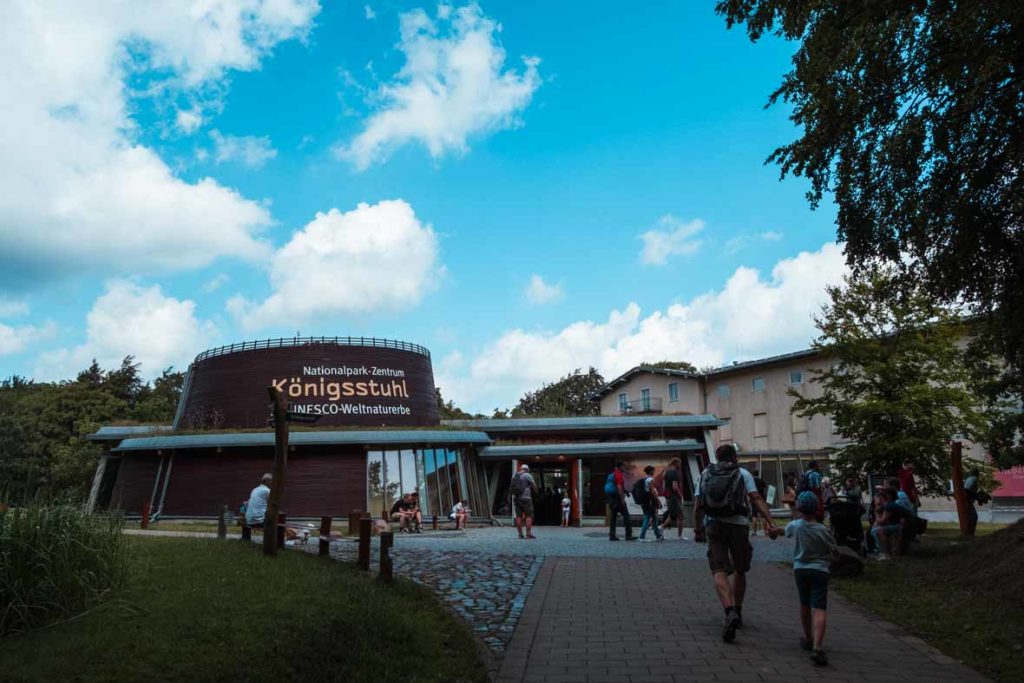 Das Nationalpark-Zentrum Königsstuhl im Nationalpark Jasmund