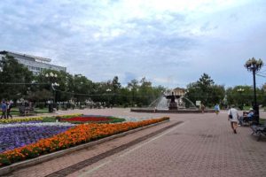 Kirov Park in Irkutsk